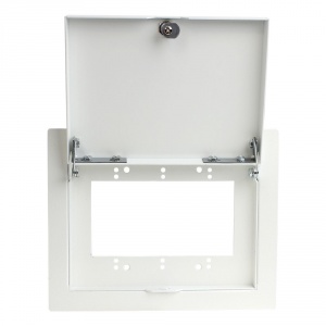wb-mr3g- recessed 3 gang mounting plate w/ metal cover