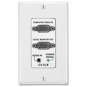 ci-5lb-wht interface with wallplate