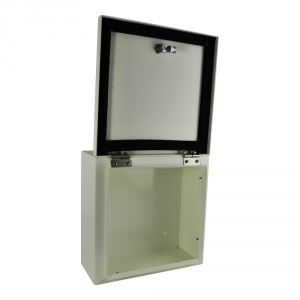 owb-cp1-wht- outdoor wall box &amp; cover w/ 2 &amp; 3 gang mounting plate - white