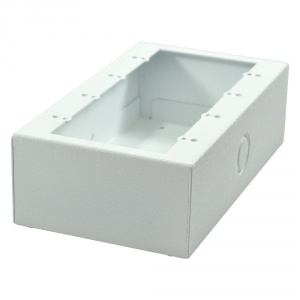 smwb-4g-wht- 4 gang surface mount gang box - white