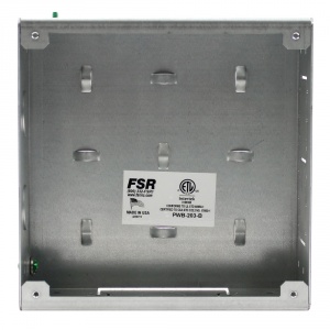 pwb-203-blk- project wall box w/ 6 ips and 2 ac / gang, thin wall