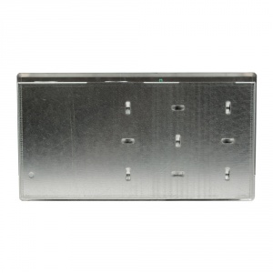 pwb-253-blk- 3” wall box w/ 1 duplex &amp; decora cover plate