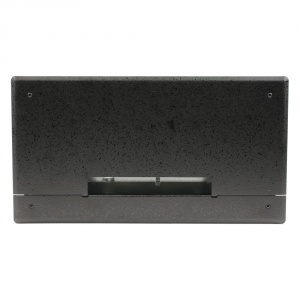 pwb-253-blk- 3” wall box w/ 1 duplex &amp; decora cover plate - black