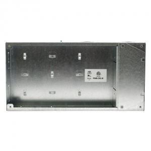 pwb-253-blk- 3” wall box w/ 1 duplex &amp; decora cover plate