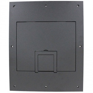 fl-500p-sld-gry-c- gray solid cover w/ cable exit