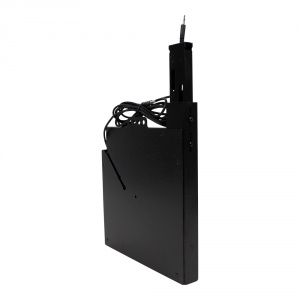 tbrt-aud-bk- 1/8&quot;, 3.5mm stereo audio cable retractor - black