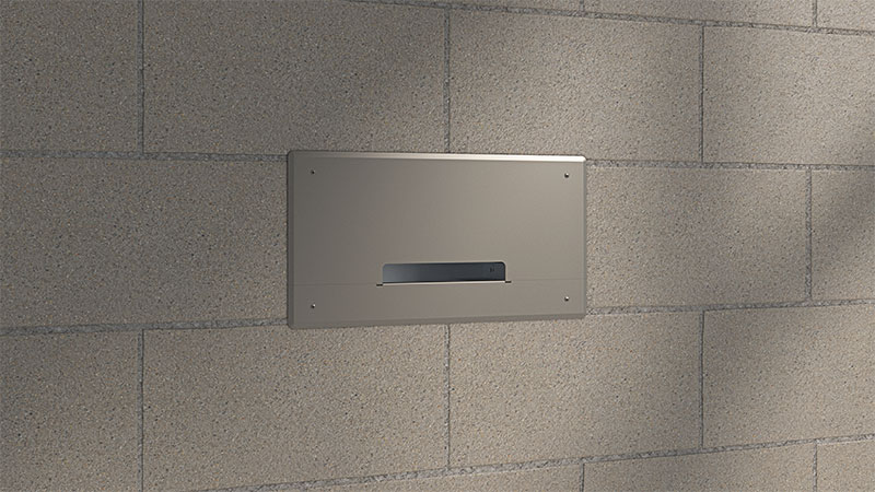 PWB-CMU8 installed in a masonry wall