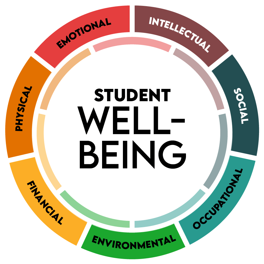 student well being wheel