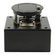 t3-mj-1bm-blk- mic mount, 1 button w/ mute - imp noise isolation - black cover