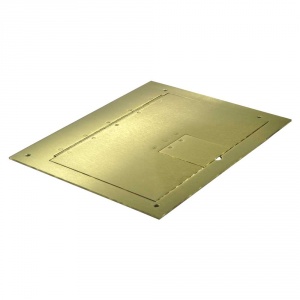fl-2000-brs-c- solid brass cover with hinged door