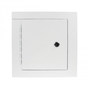 wb-4g-c- locking wall box cover suitable for mounting a 4 gang plate