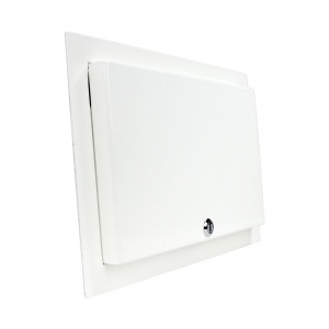 wb-mr4g- recessed 4 gang mounting plate w/ metal cover