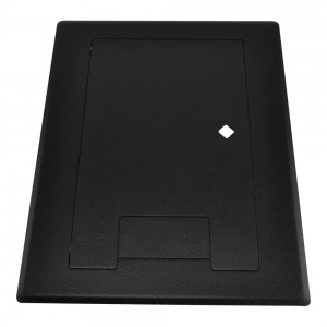 wb-x1-cvr-blk- black cover w/ lock and cable exit door