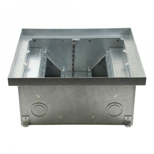 flh20-0-b- box w/ configurable internal brackets for solid cover