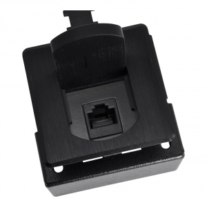 t3-cat5sq-blk- t3-mj with rj-45 connection - black cover - square