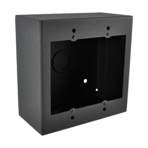 smwb-2g-blk- 2 gang surface mount gang box - black