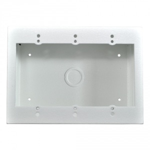 smwb-3g-wht- 3 gang surface mount gang box - white