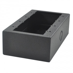 smwb-4g-blk- 4 gang surface mount gang box - black