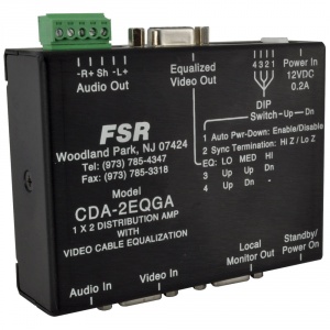 cda-2eqga- 1x2 computer + st. audio da, cable eq, green audio shutdown mode