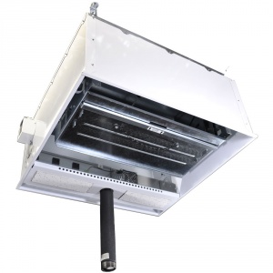 cb-224p- 2'x2' ceiling box w/ 4 1ru mounts, 6 ac outlets and proj. pole adapter