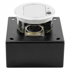 t3-mj-1bm-alm- mic mount, 1 button w/ mute - imp noise isolation - aluminum cover