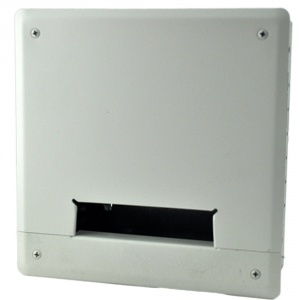 pwb-203-wht- project wall box w/ 6 ips and 2 ac / gang, thin wall - white