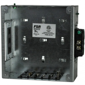 pwb-203-wht- project wall box w/ 6 ips and 2 ac / gang, thin wall
