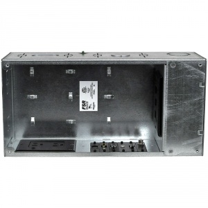 pwb-250-wht- project wall box w/ 6 ips and 3 ac / gang, 2 ko