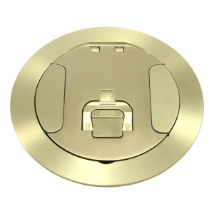sft-cpt-avd-brs- smartfit 6” poke through 4 ac, 3 sub-plates (2d2s, 5ips, 3aap)- brass
