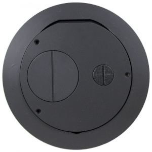 6" Black Furniture Feed Cover