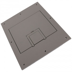 fl-500p-sld-cly-c- clay solid cover w/ cable exit