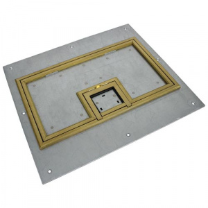 FL-600P Cover With 1/4&quot; Brass Carpet Flange