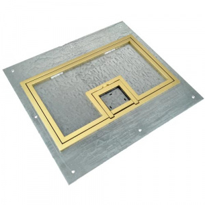 FL-600P Cover with 1/4&quot; Square Brass Flange