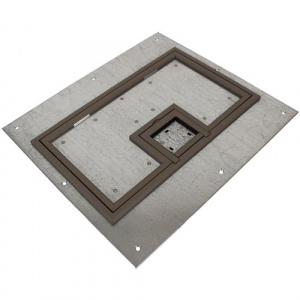 FL-600P Cover with 1/4"Painted Carpet Flange- Clay
