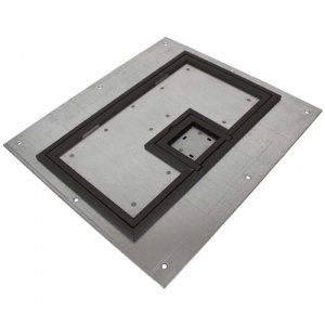 FL-600P Cover with 1/4&quot;Painted Carpet Flange- Gray