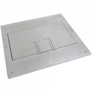 fl-600p-sld-alm-c- solid cover w/ cable exit- aluminum