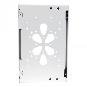 we-ipmininb-wht- ipad mini no button enclosure mounts on 2 gang electrical box - white