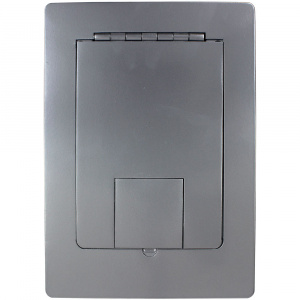fl-200-ptslv - silver pained hinged door - no flange