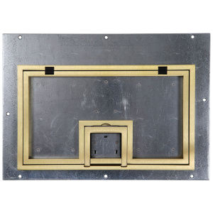FL-400 Cover With 1/2&quot; Brass Squared Flange (Lift off door)