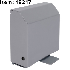 Wall Feed Box Low Profile  - Aluminum (For New or Old Construction)