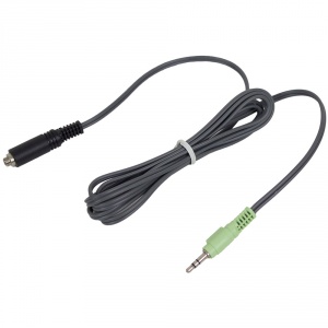 6' 3.5mm audio cable- 3.5mm st f chassis to m