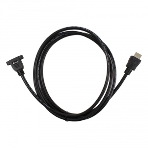 6' hdmi cable - hdmi f chassis mnt to m