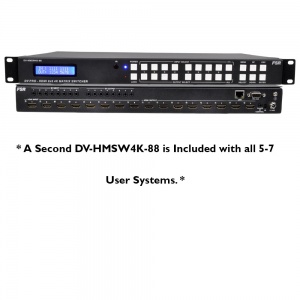 dv-hmsw4k-88- 8x8 4k hdmi matrix switcher – 1 ru high