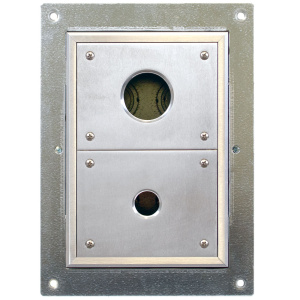 Raised Access Back Box - 4&quot; Deep, 2 Section, Furniture Feed