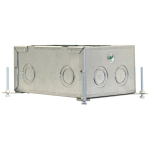 4&quot; Concrete Pour Box, 2 Section, Furniture Feed