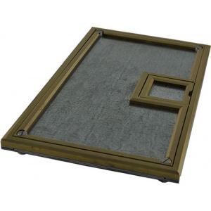 fl-700-blp- 1/4" brass carpet flange cover