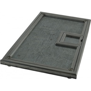 fl-700-slp- 1/4" aluminum carpet flange cover