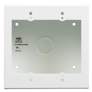 Surface Mount Gang Box - 3&quot; Deep - White