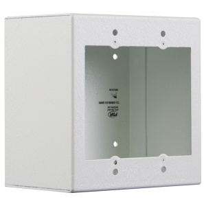Surface Mount Gang Box - 3&quot; Deep - White