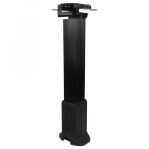 Cable Pathway Counter Height Floor to Table Bottom